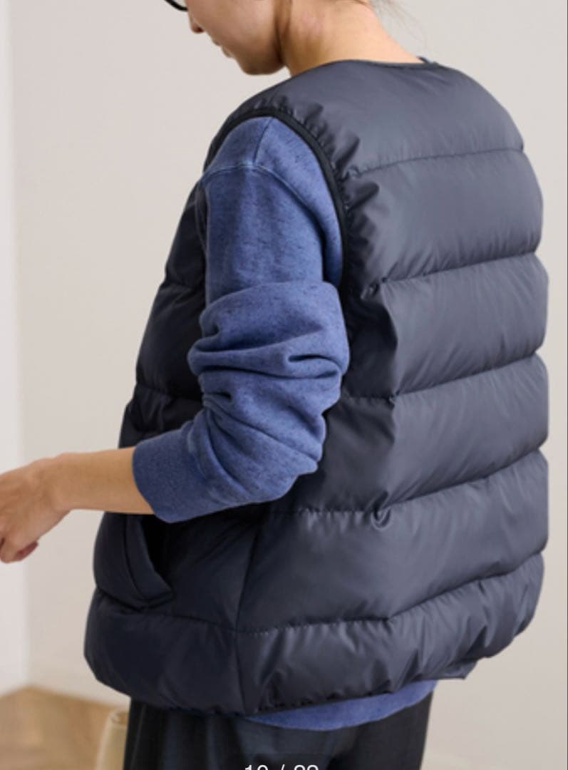 FRAMeWORK ベージュ ダウンベスト