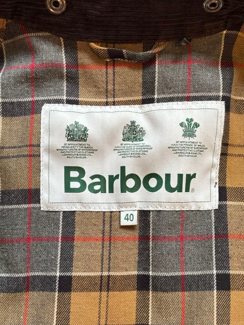 Barbour over size BEDALE 40サイズ
