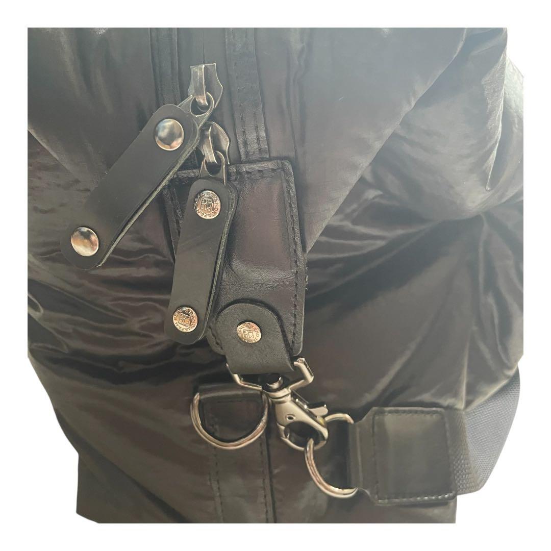 藤倉航装 SEAL 2way ボストンバッグ ブラック　AIR MODEL