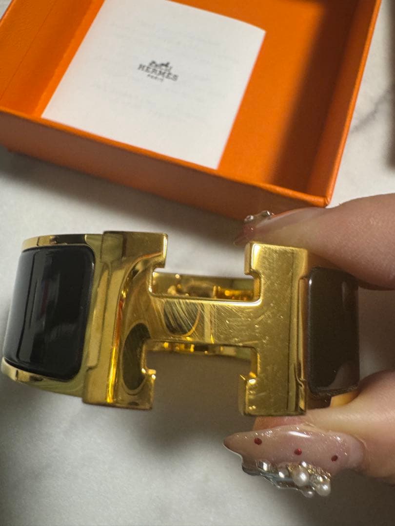 Hermesエナメルブレスレット 《クリックH》