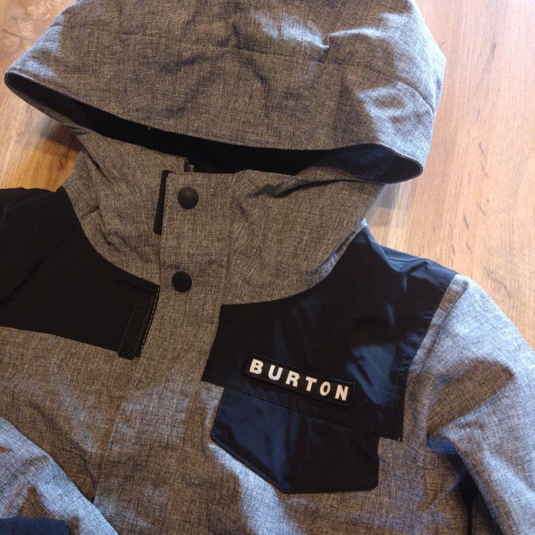 BURTON スノーボードウェア Mサイズ グレー/ブラック 上下セット