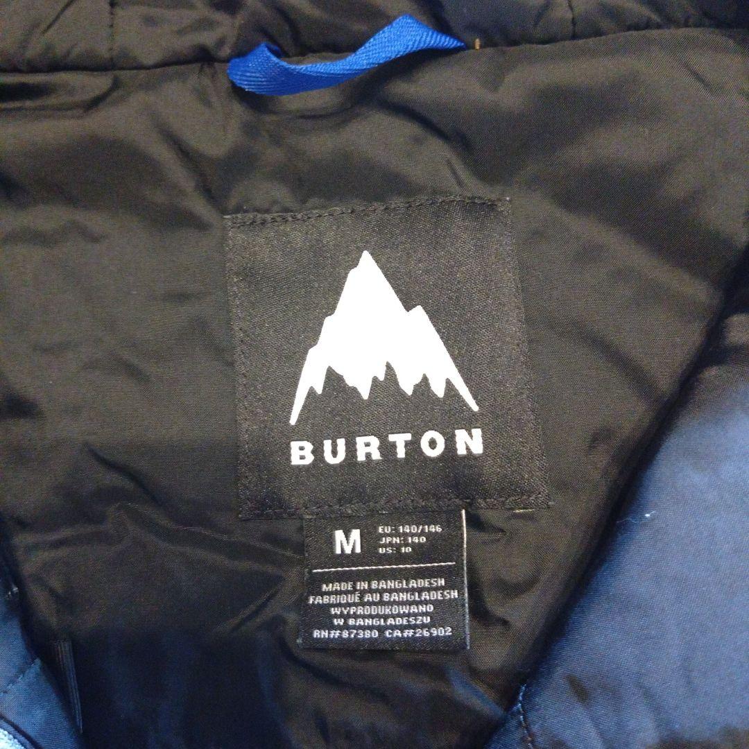 BURTON スノーボードウェア Mサイズ グレー/ブラック 上下セット