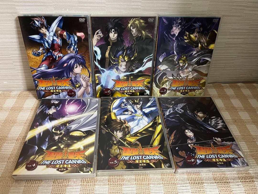 聖闘士星矢 THE LOST CANVAS冥王神話　1＋2章 全12巻 DVD