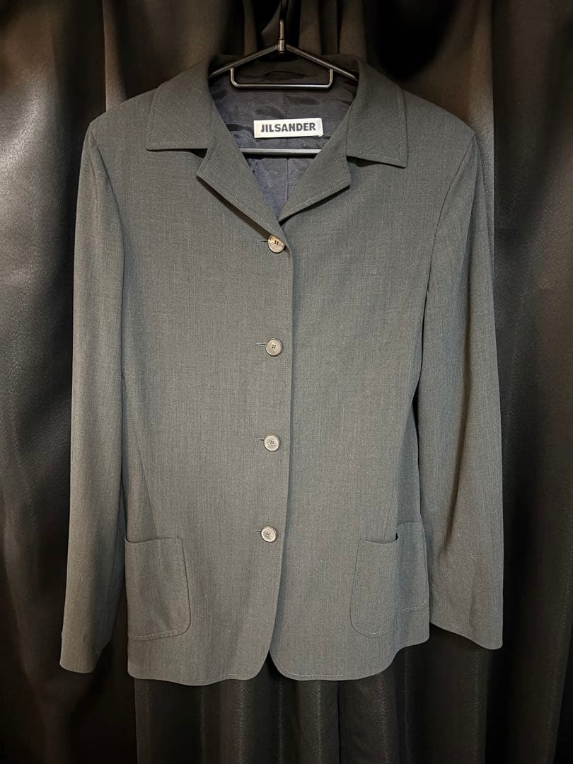 JIL SANDER ブラック　テーラードジャケットSサイズ