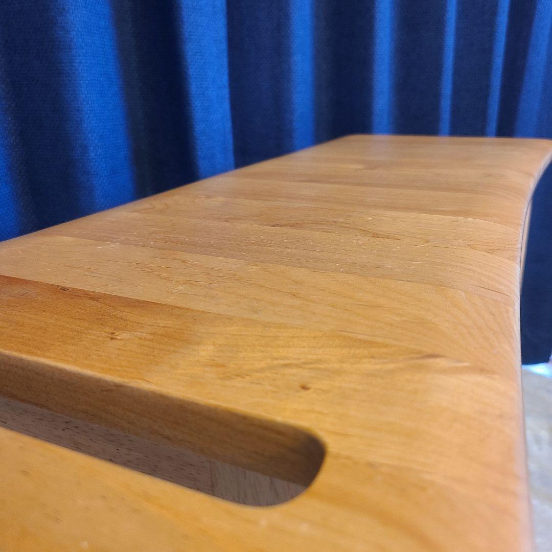 【極美品】ニトリ ワゴン アルナスDF 80 LBR キッチンワゴン 天然木