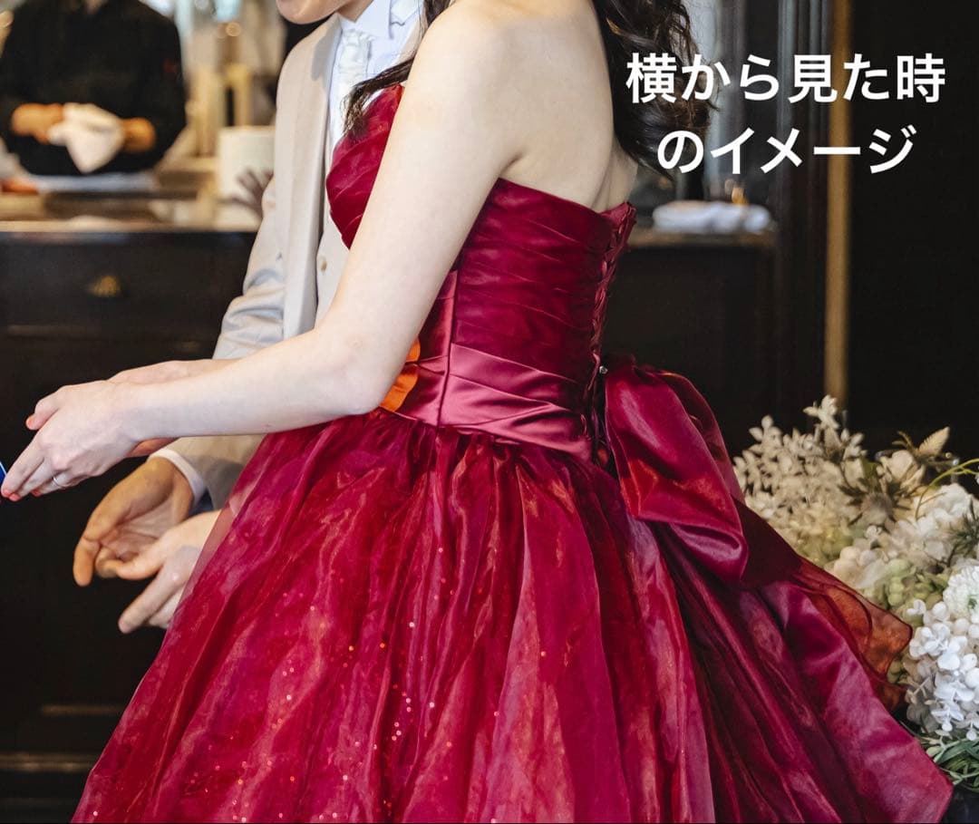 【クリーニング済み】パニエ&ドレスカバー付きcocomelody 7号