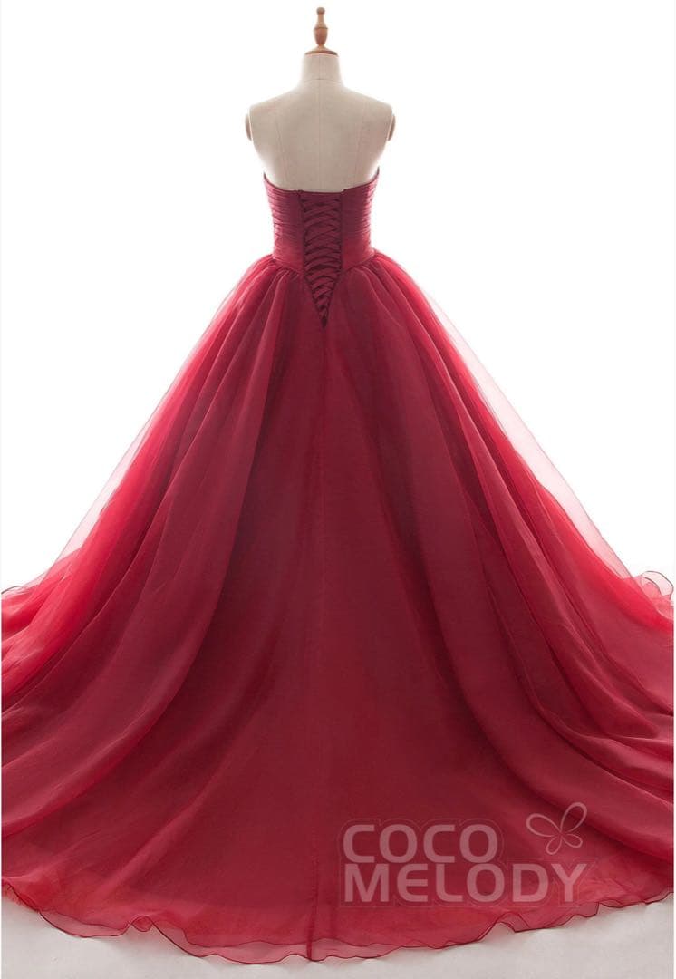 【クリーニング済み】パニエ&ドレスカバー付きcocomelody 7号