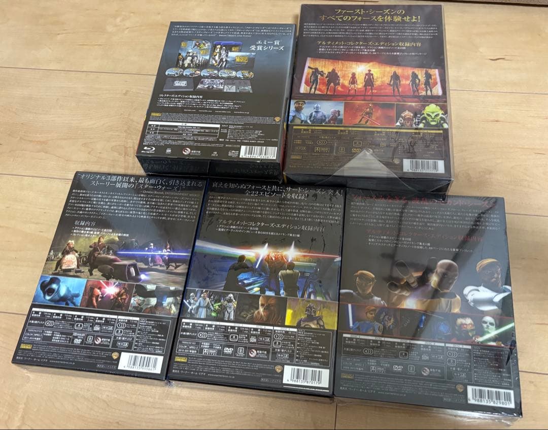 ① スターウォーズ　クローンウォーズ　DVDまとめ売り　新品未使用