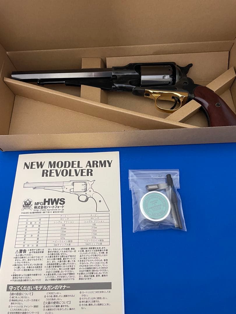 NEW MODEL ARMY ケースハードン　ブラック・ゴーストモデル　HWS