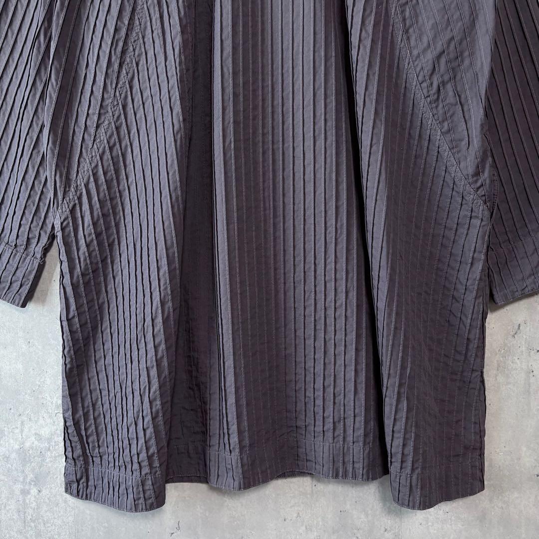 ヤッコマリカルド 美品 100%コットン Aライン プリーツジャケット コート