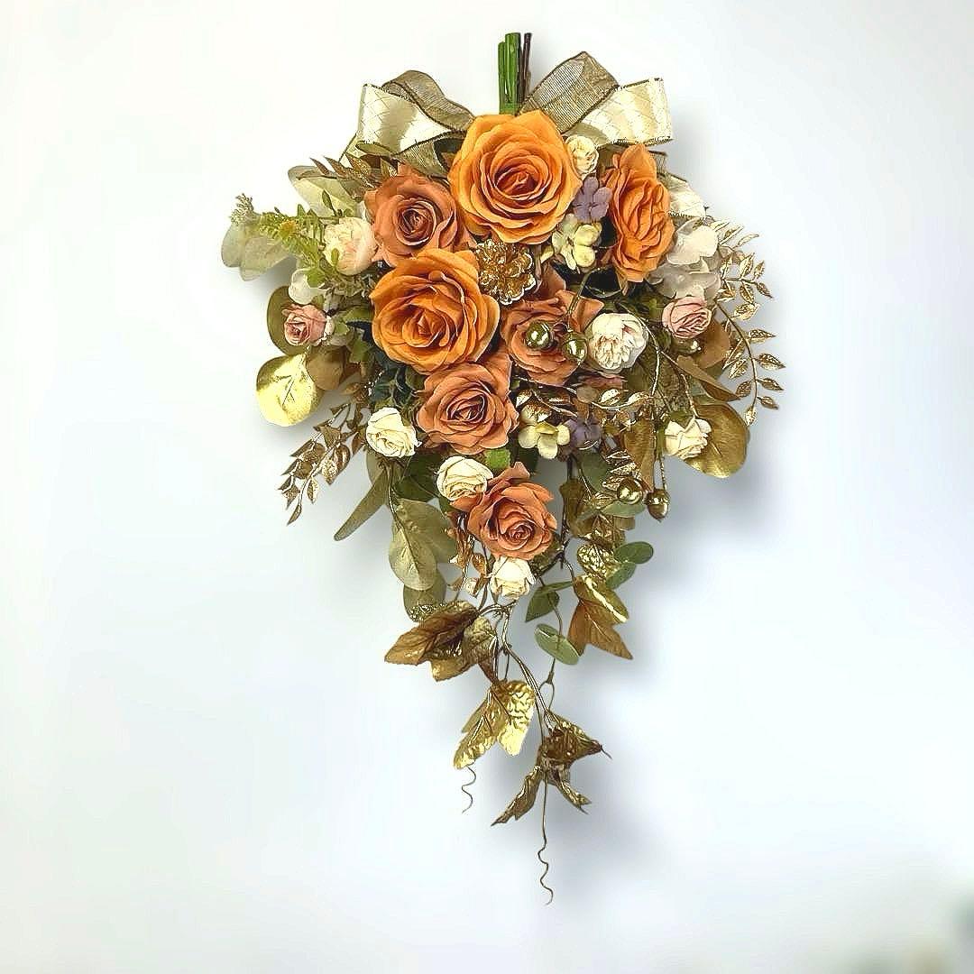 『 リュミエール ドレ』 Xmasお正月の壁掛けブーケ　他2点