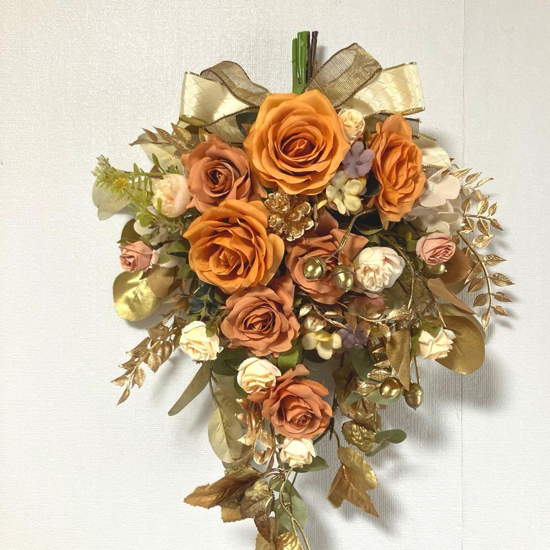 『 リュミエール ドレ』 Xmasお正月の壁掛けブーケ　他2点