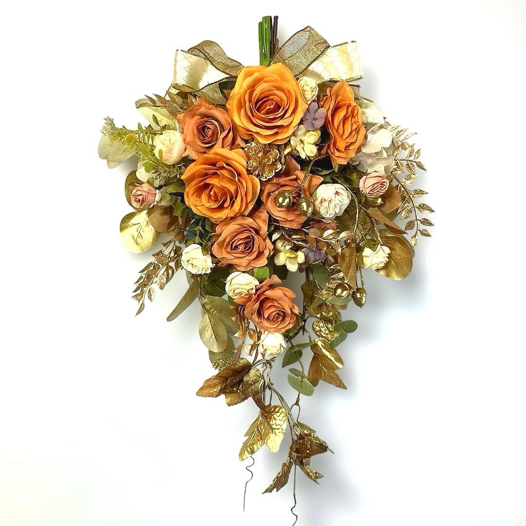 『 リュミエール ドレ』 Xmasお正月の壁掛けブーケ　他2点