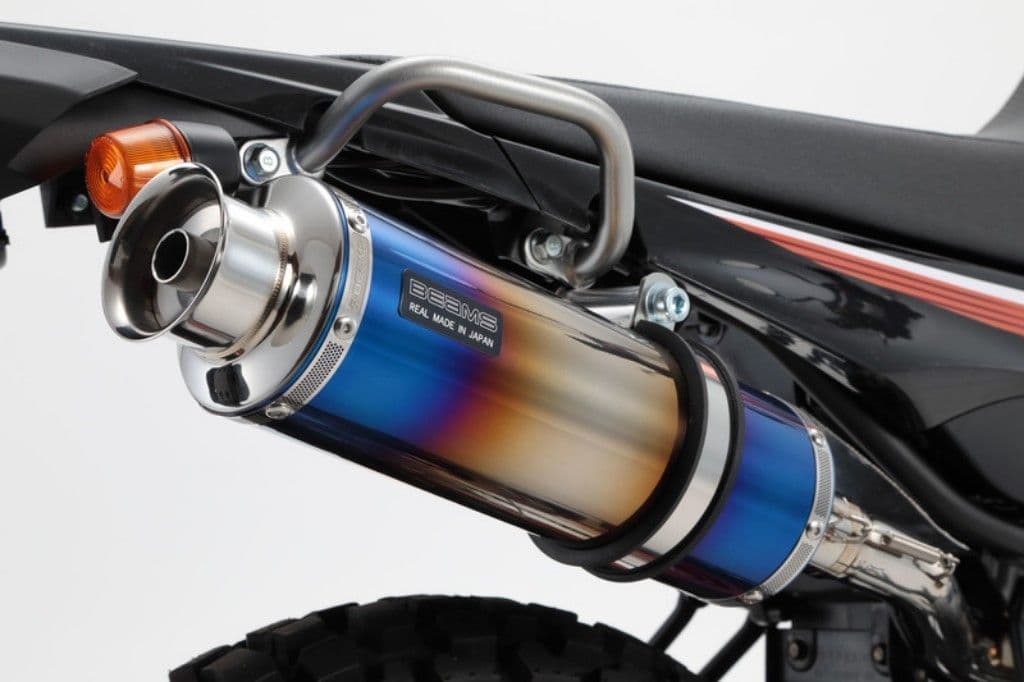 BEAMS｜SS300 ヒートチタン｜セロー250 Fi｜DG31J｜マフラー