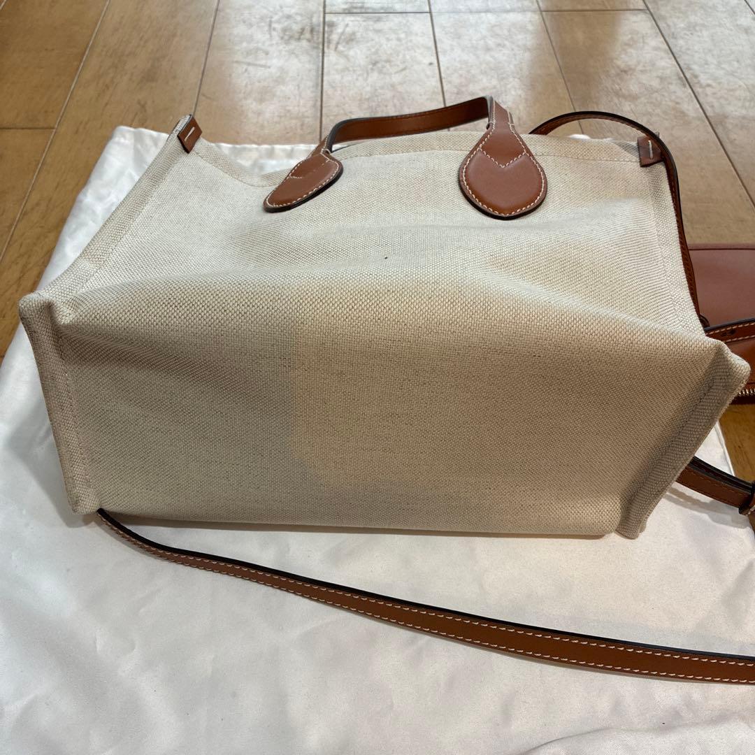 GUCCI キャンバストートバッグ ポーチ付き