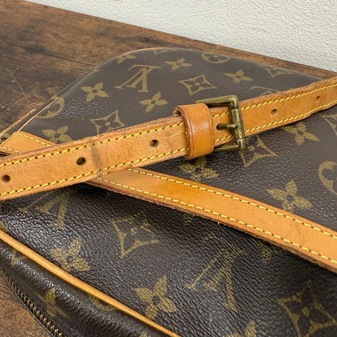 ルイ・ヴィトン ジュヌフィーユ モノグラム ショルダーバッグ＊内生地リペア補修
