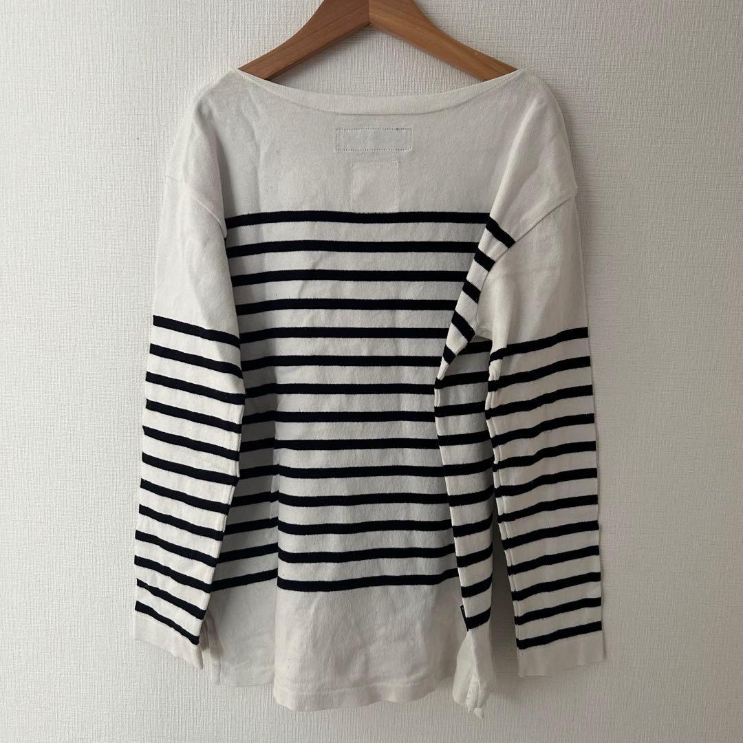 【MADISONBLUE/マディソンブルー】ボーダープルオーバー　00 白黒