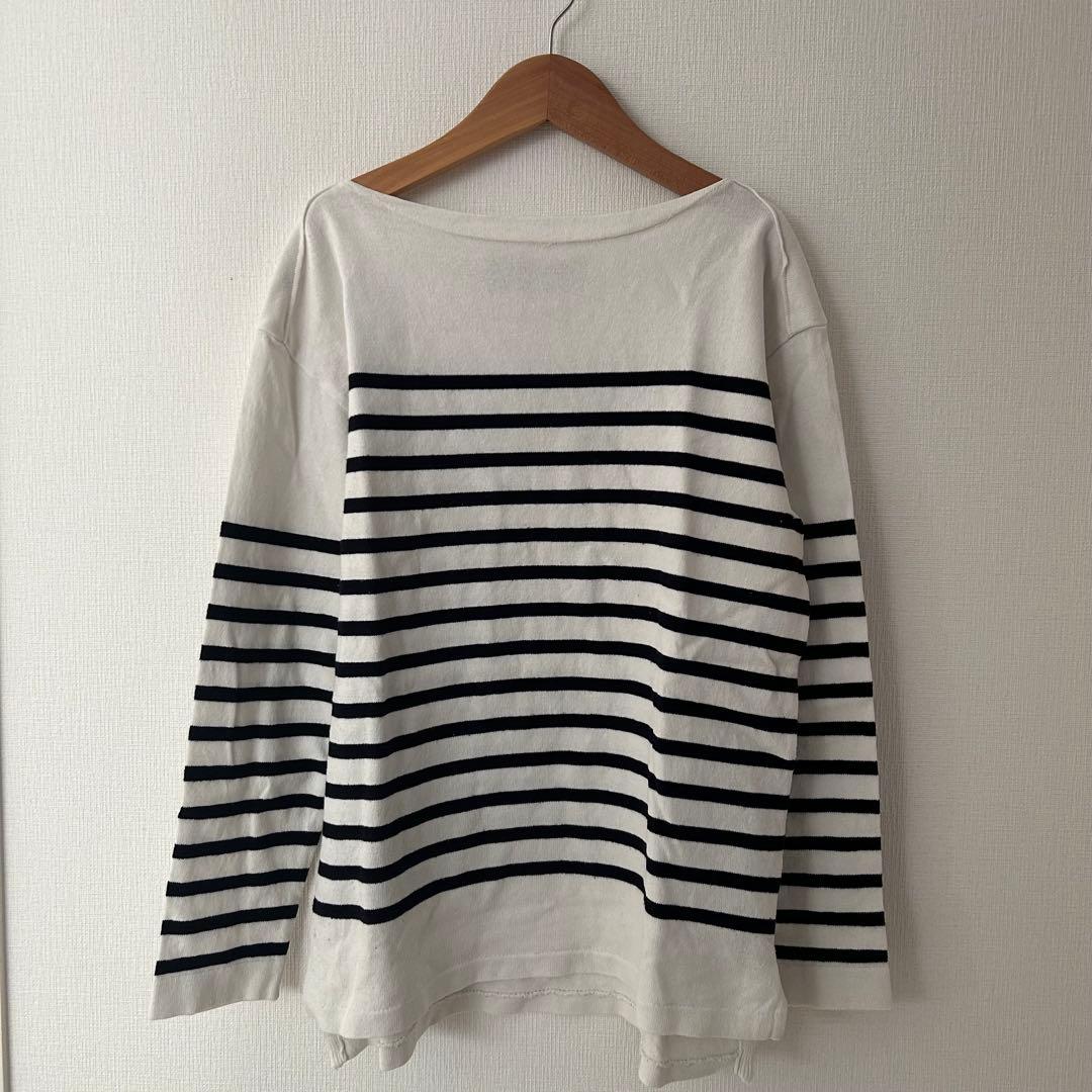 【MADISONBLUE/マディソンブルー】ボーダープルオーバー　00 白黒