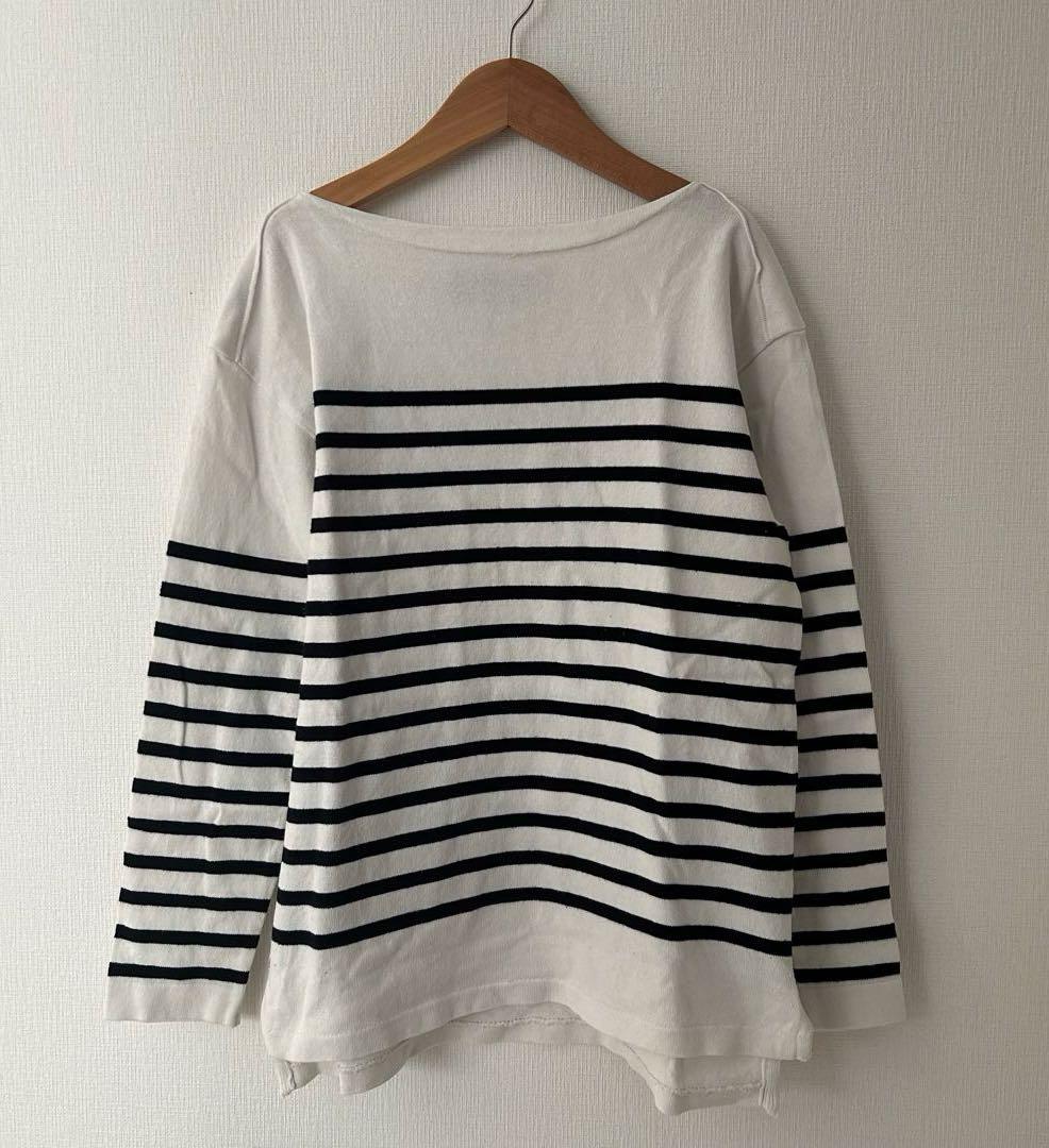【MADISONBLUE/マディソンブルー】ボーダープルオーバー　00 白黒