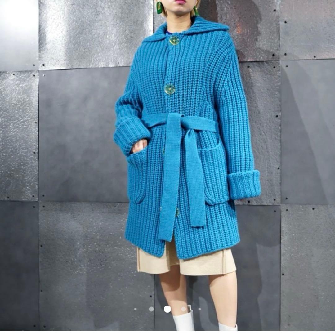 【INSCRIRE】 ニット カーディガンコート