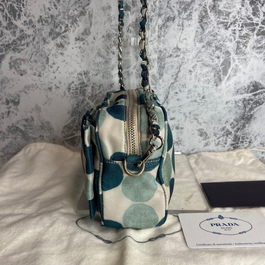 ✨PRADA✨　プラダ　 水玉模様 ショルダーバッグ