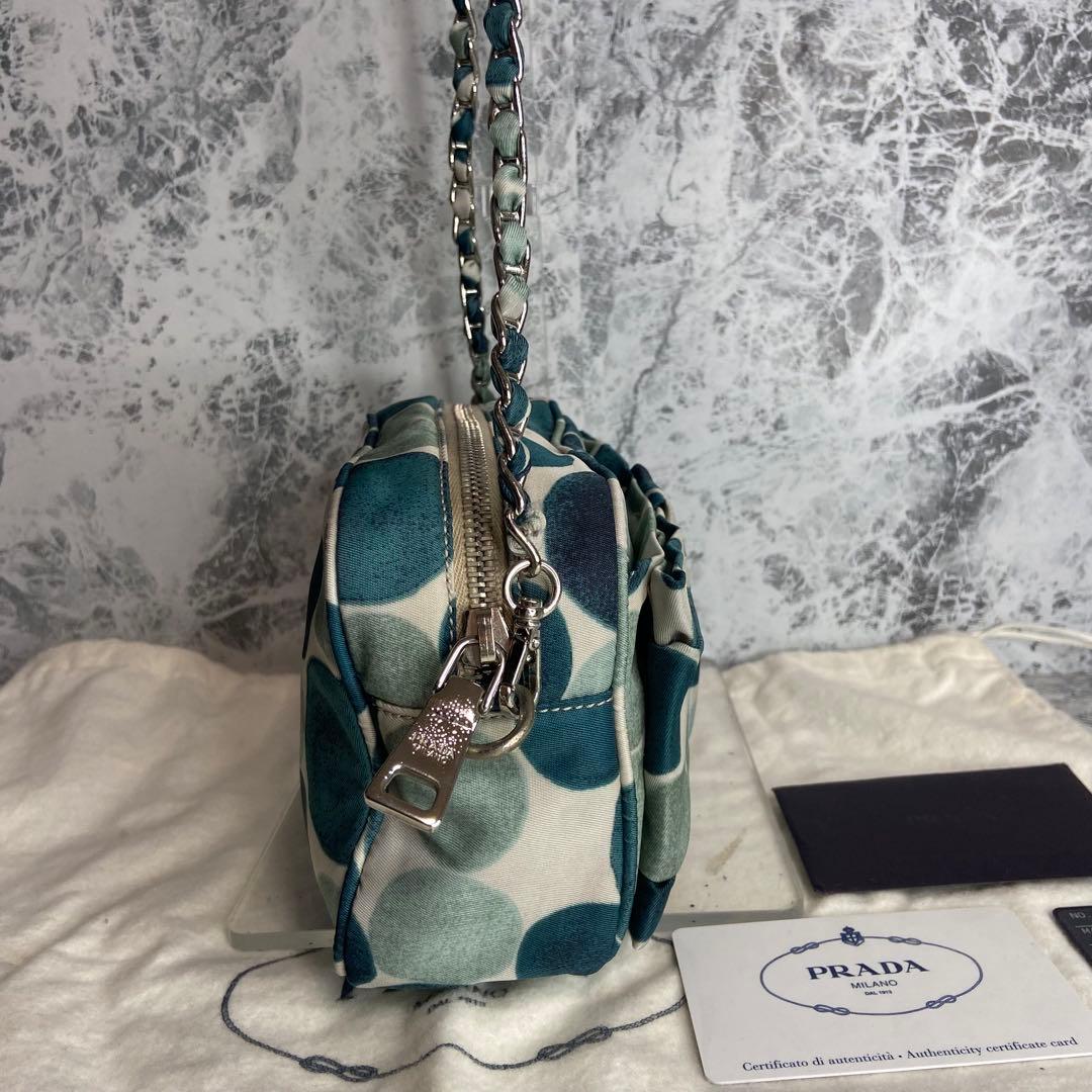 ✨PRADA✨　プラダ　 水玉模様 ショルダーバッグ