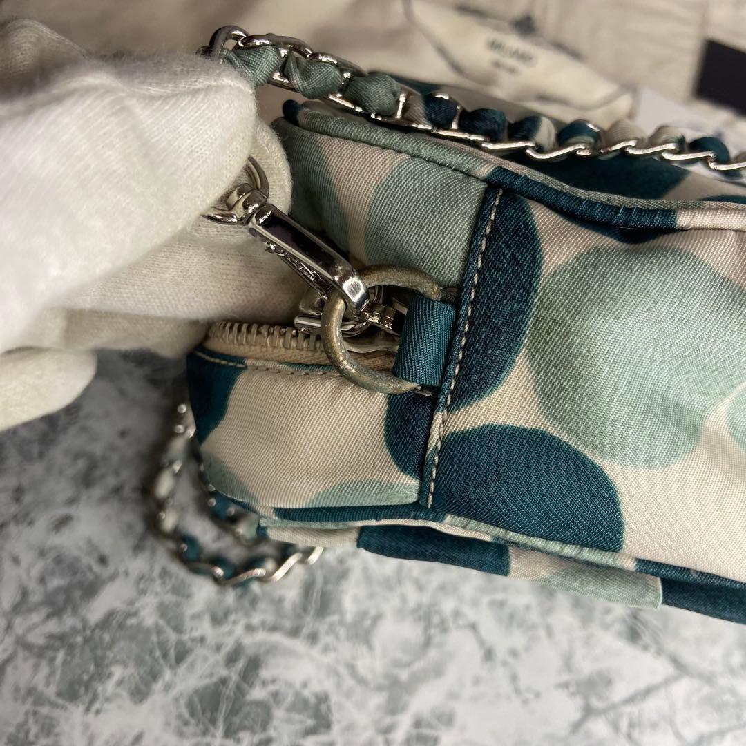 ✨PRADA✨　プラダ　 水玉模様 ショルダーバッグ