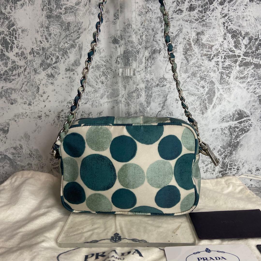 ✨PRADA✨　プラダ　 水玉模様 ショルダーバッグ