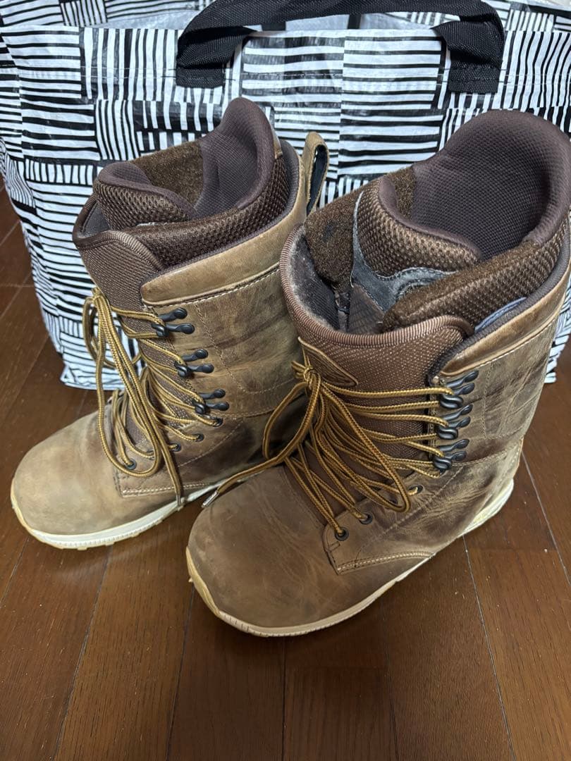 スノーボードブーツ(男性用) ブラウン