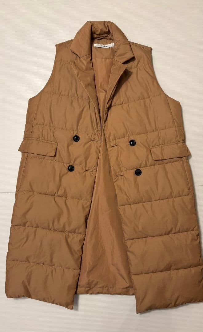 3059◆MaxMara Intrend中綿ロングベスト★美品★46