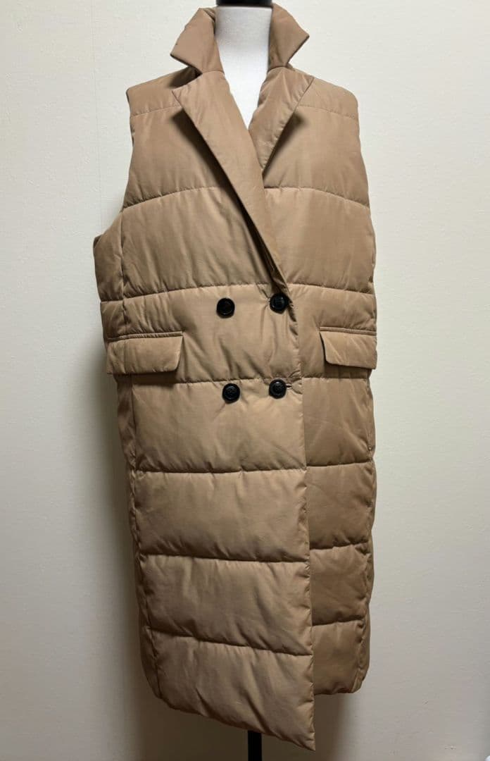 3059◆MaxMara Intrend中綿ロングベスト★美品★46