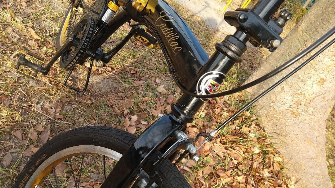Cadillac 折りたたみ自転車 ジャンク扱い
