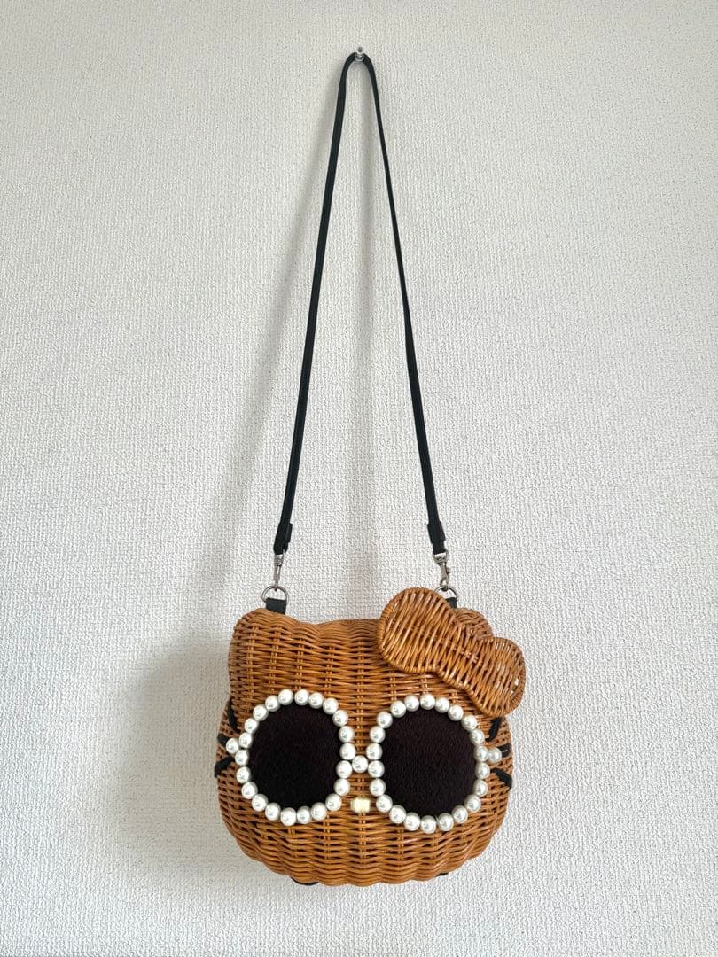 【完売品・希少】アジョリー　ハローキティ　コラボ　かごバッグ