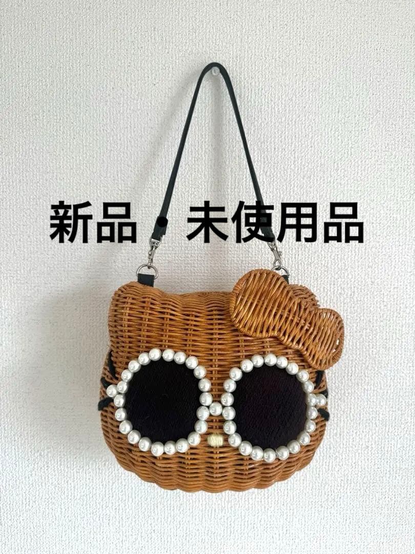 【完売品・希少】アジョリー　ハローキティ　コラボ　かごバッグ