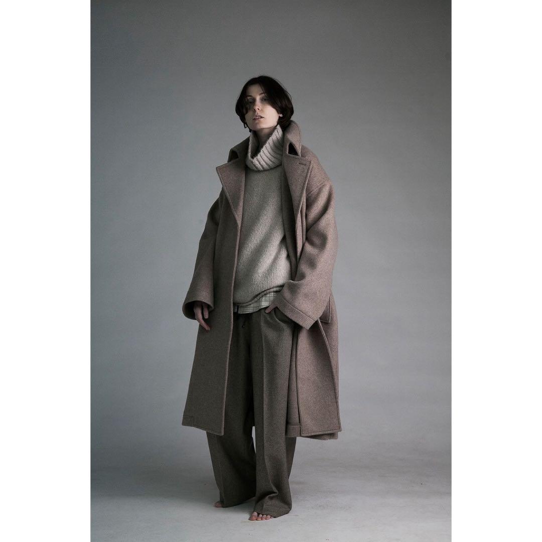 ATHA アタ ダブルメルトン フラッフィー マキシコート 2021AW