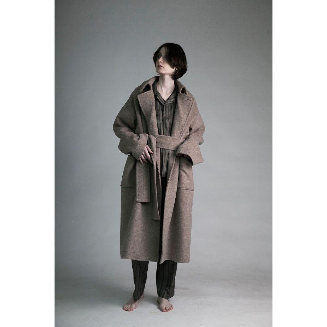 ATHA アタ ダブルメルトン フラッフィー マキシコート 2021AW