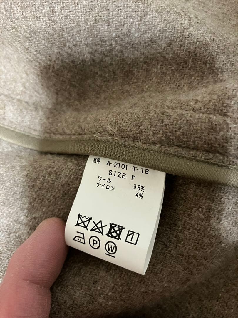 ATHA アタ ダブルメルトン フラッフィー マキシコート 2021AW