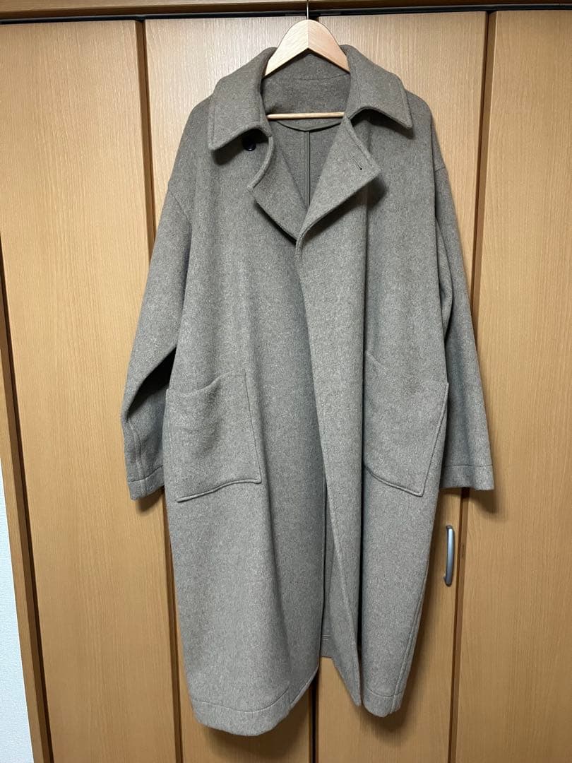 ATHA アタ ダブルメルトン フラッフィー マキシコート 2021AW