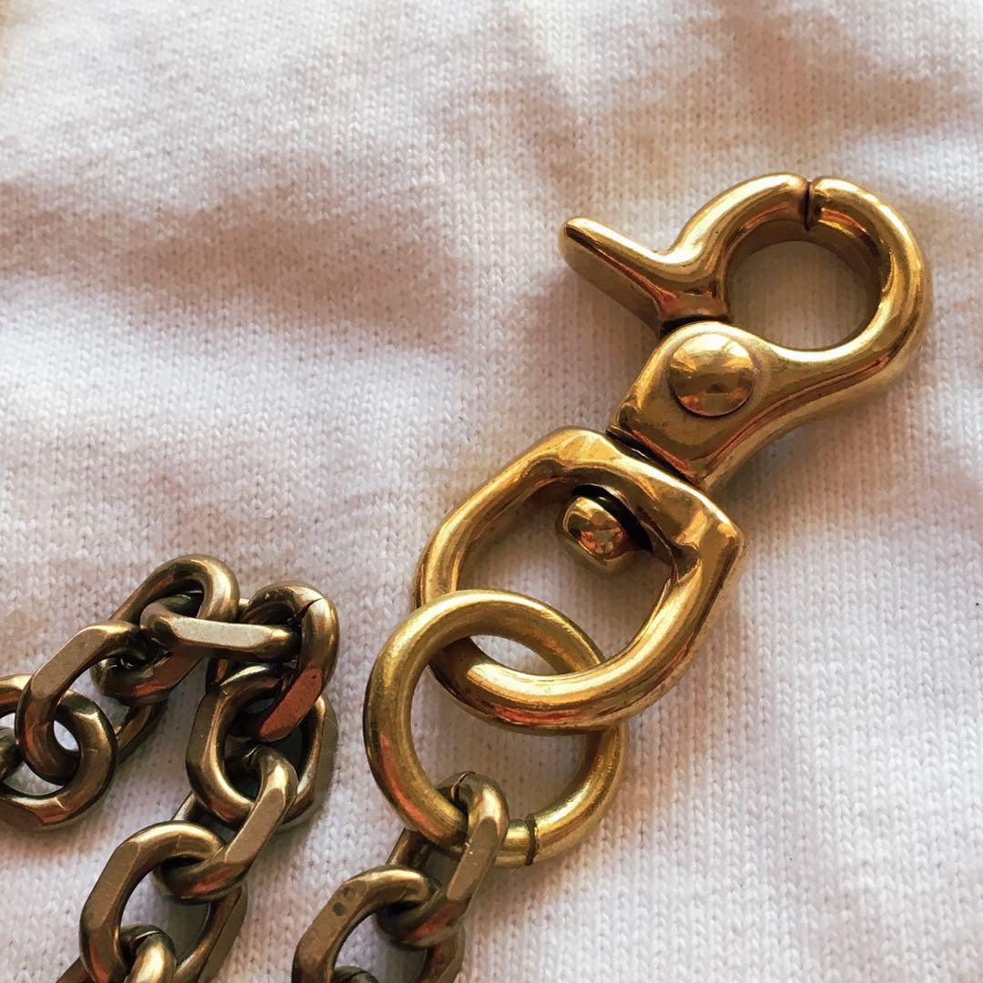 専用 真鍮小豆ウォレットチェーン×5