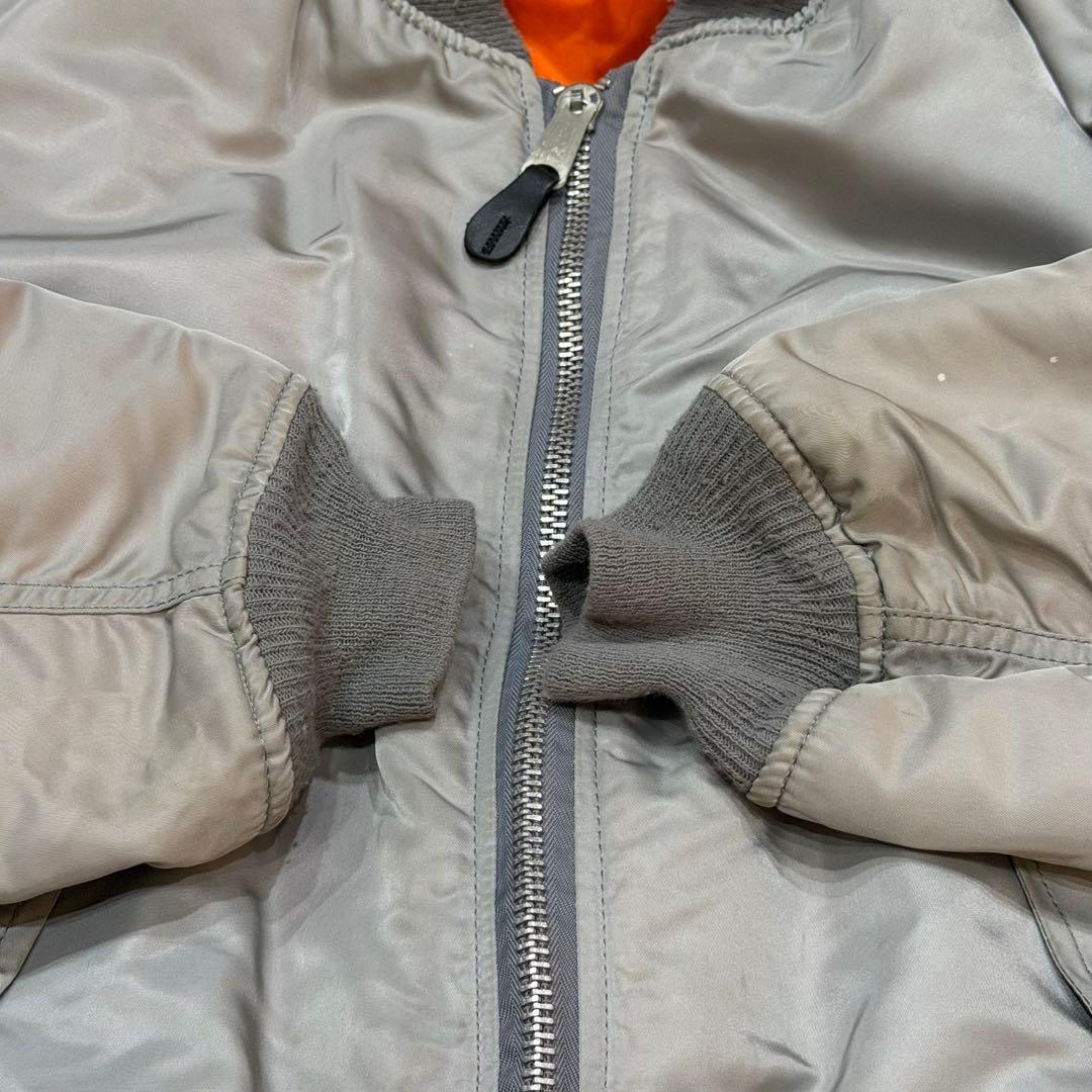 747　アルファインダストリーズ　USA製 MA-1フライトジャケット　M