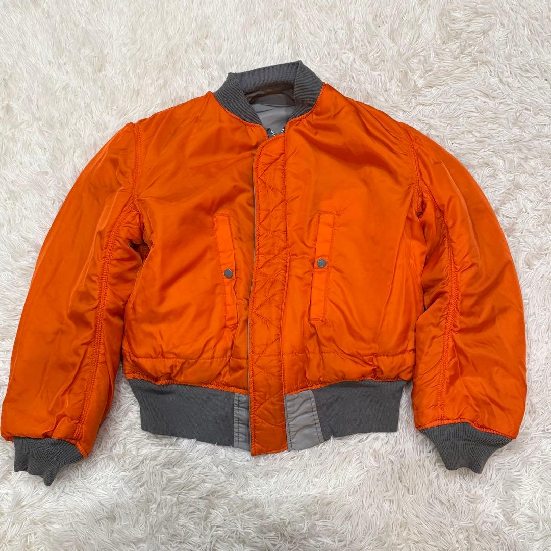 747　アルファインダストリーズ　USA製 MA-1フライトジャケット　M