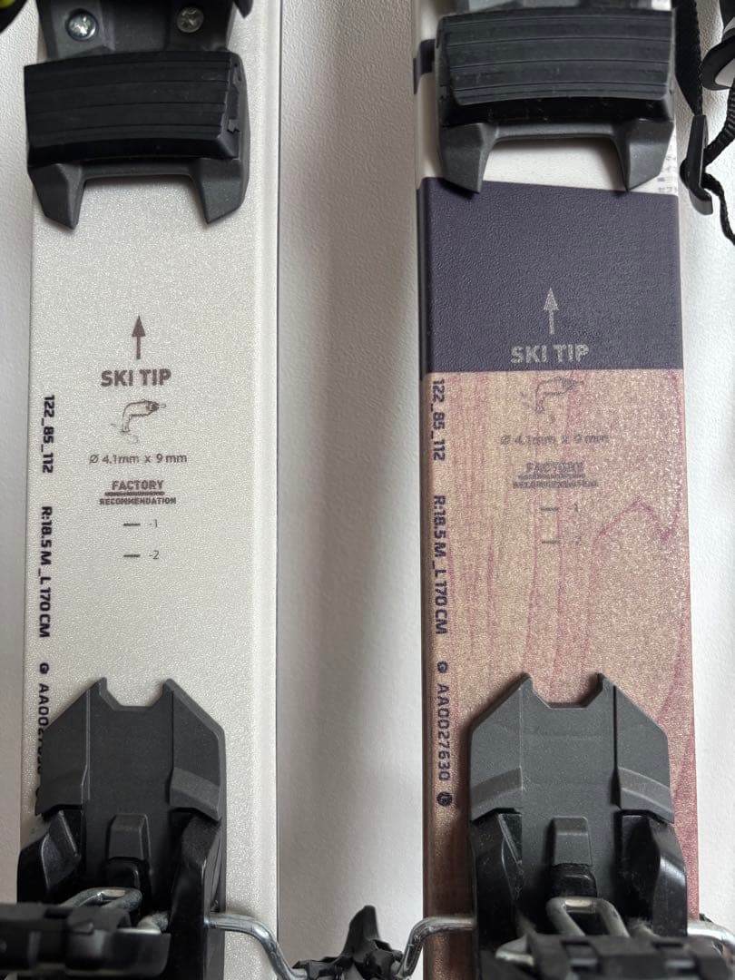 アトミック　スキー板　170 シナノ　スノーポール　セット　PUNX5