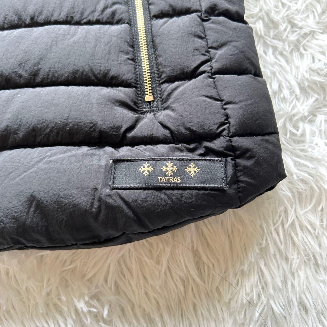 【美品】TATRAS タトラス　ダウンベスト　オルシエラ　黒　M相当