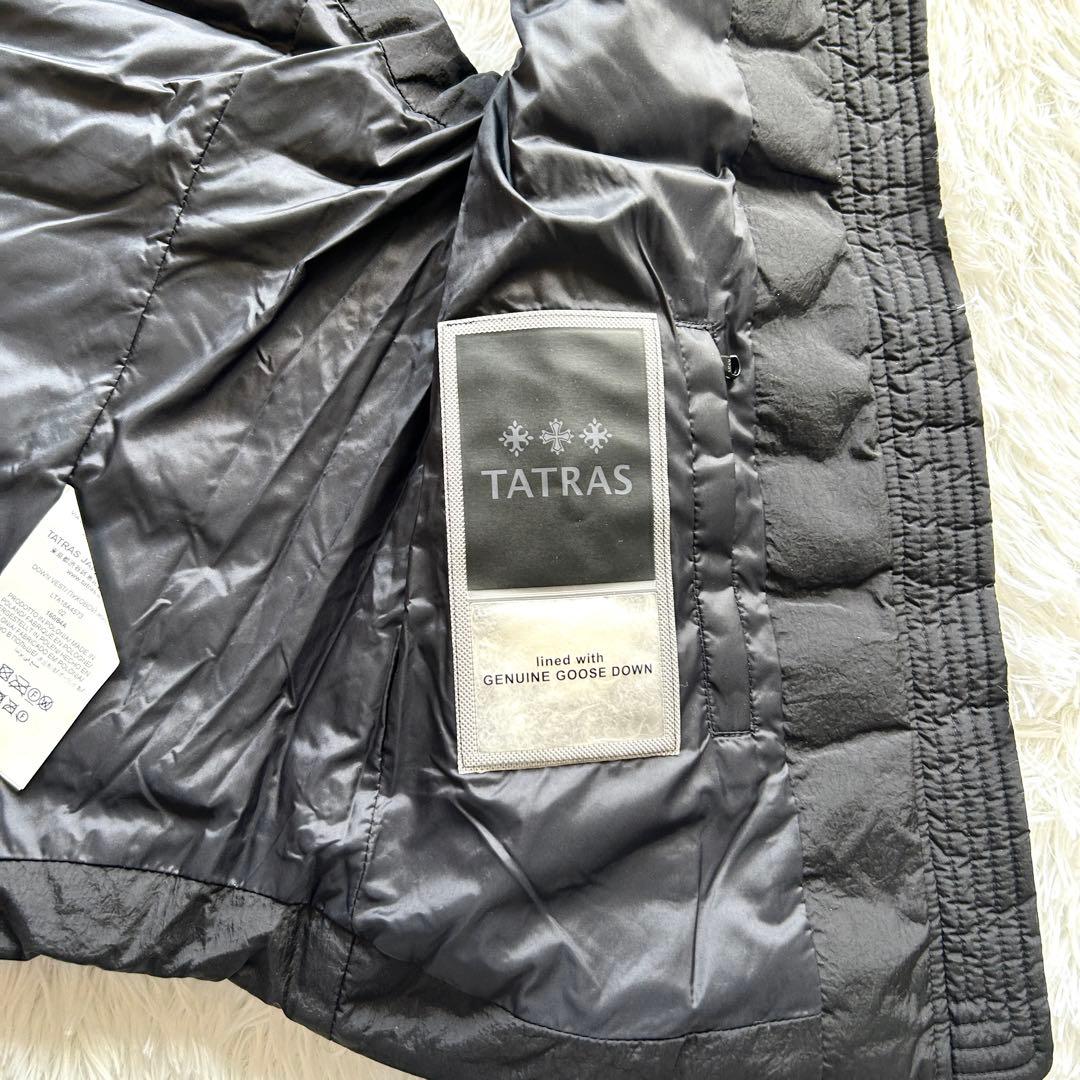 【美品】TATRAS タトラス　ダウンベスト　オルシエラ　黒　M相当