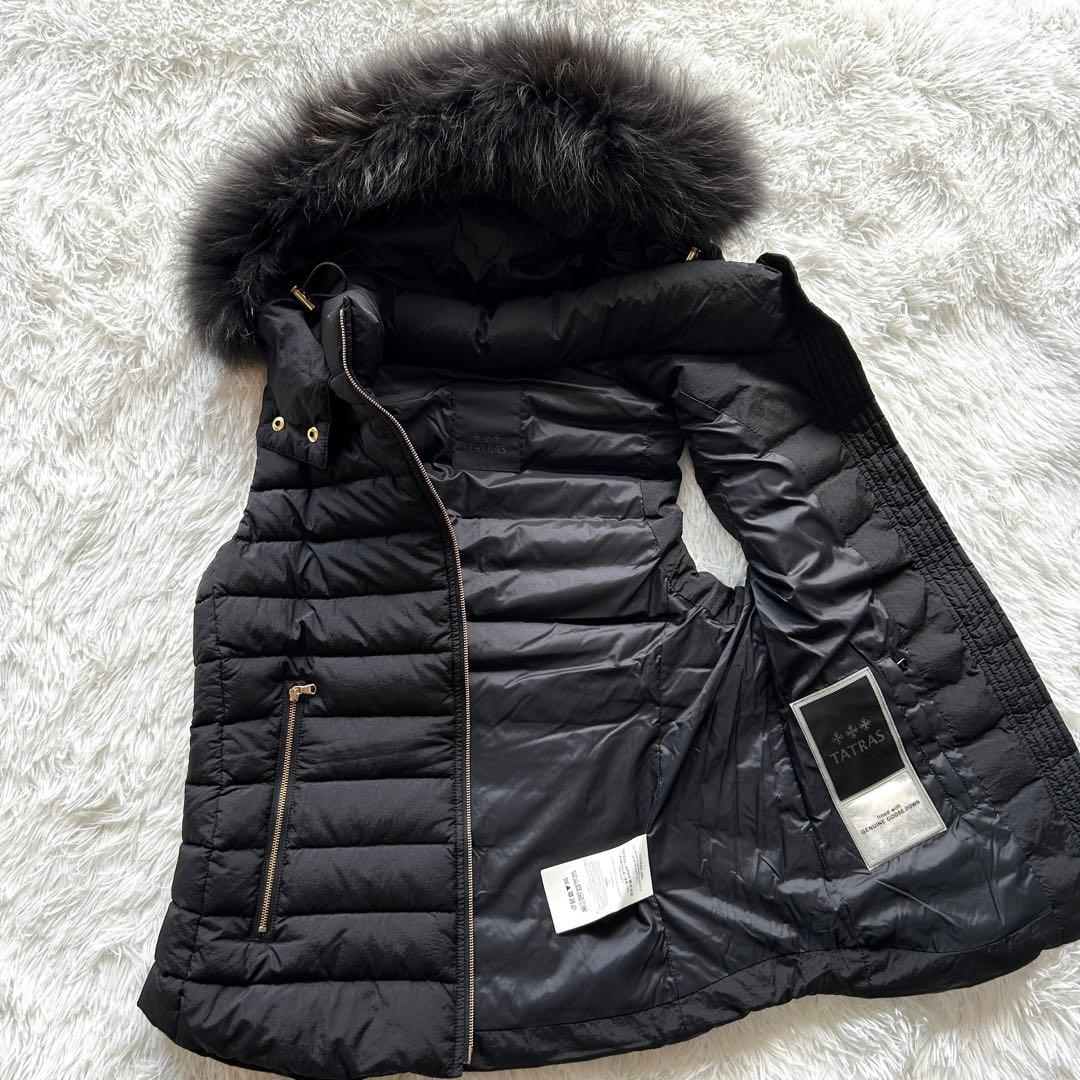 【美品】TATRAS タトラス　ダウンベスト　オルシエラ　黒　M相当