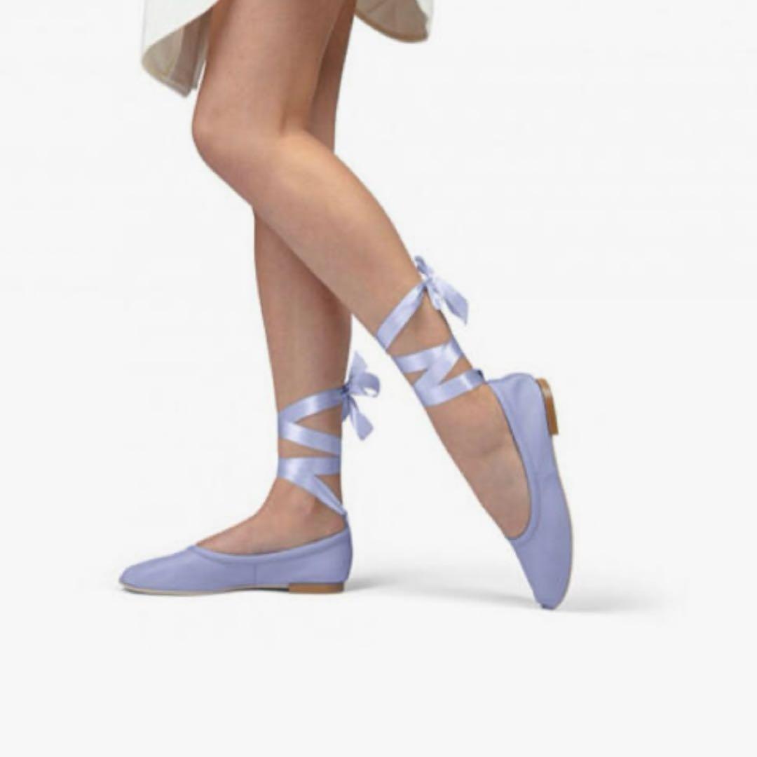 リリー様売約済み　タイムセール　レペット　バレリーナ　パンプス　40 ブラック