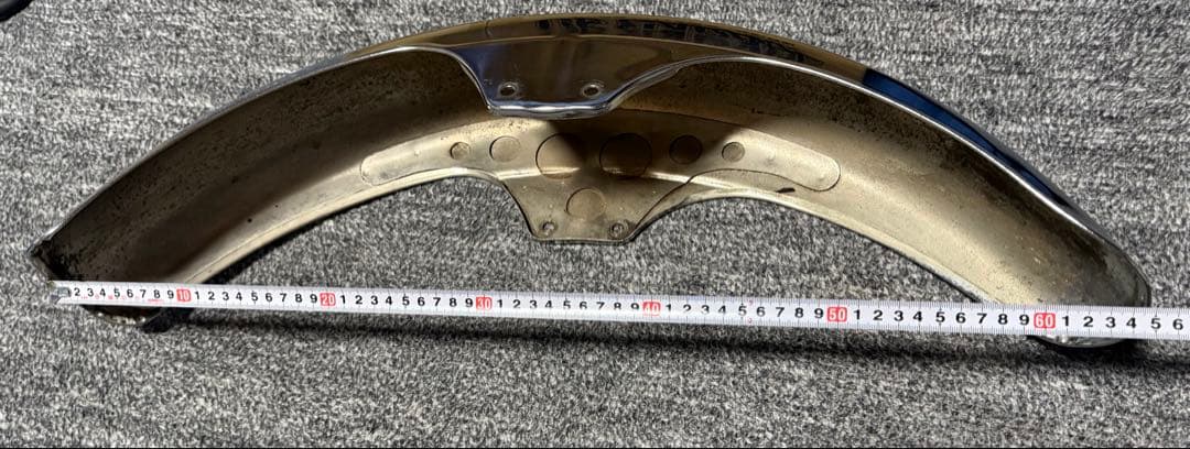 純正 カワサキ KZ900LTD KZ1000LTD メッキ フロントフェンダー