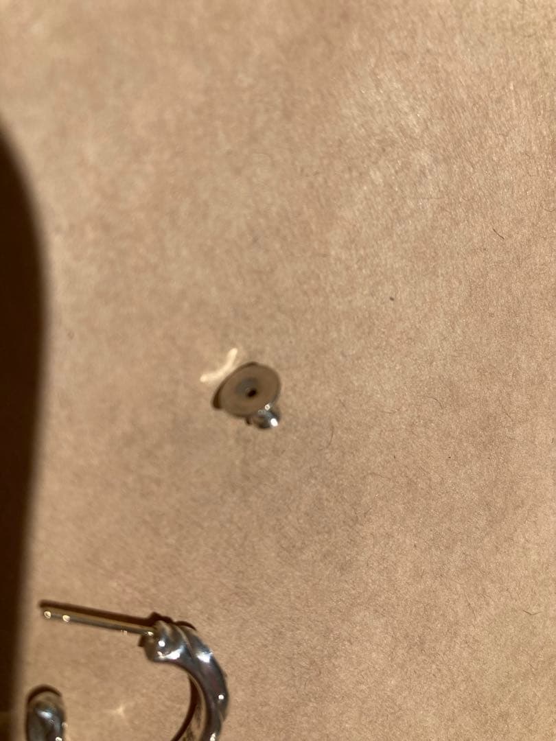 クロムハーツ　フープスクロール　ピアス(片耳用)