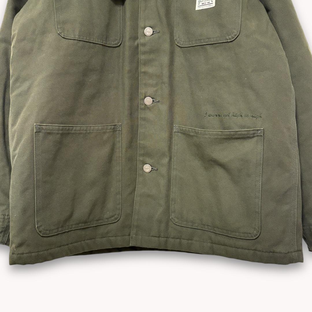 【美品】BackChannel カバーオール キルティング XXL カーキ