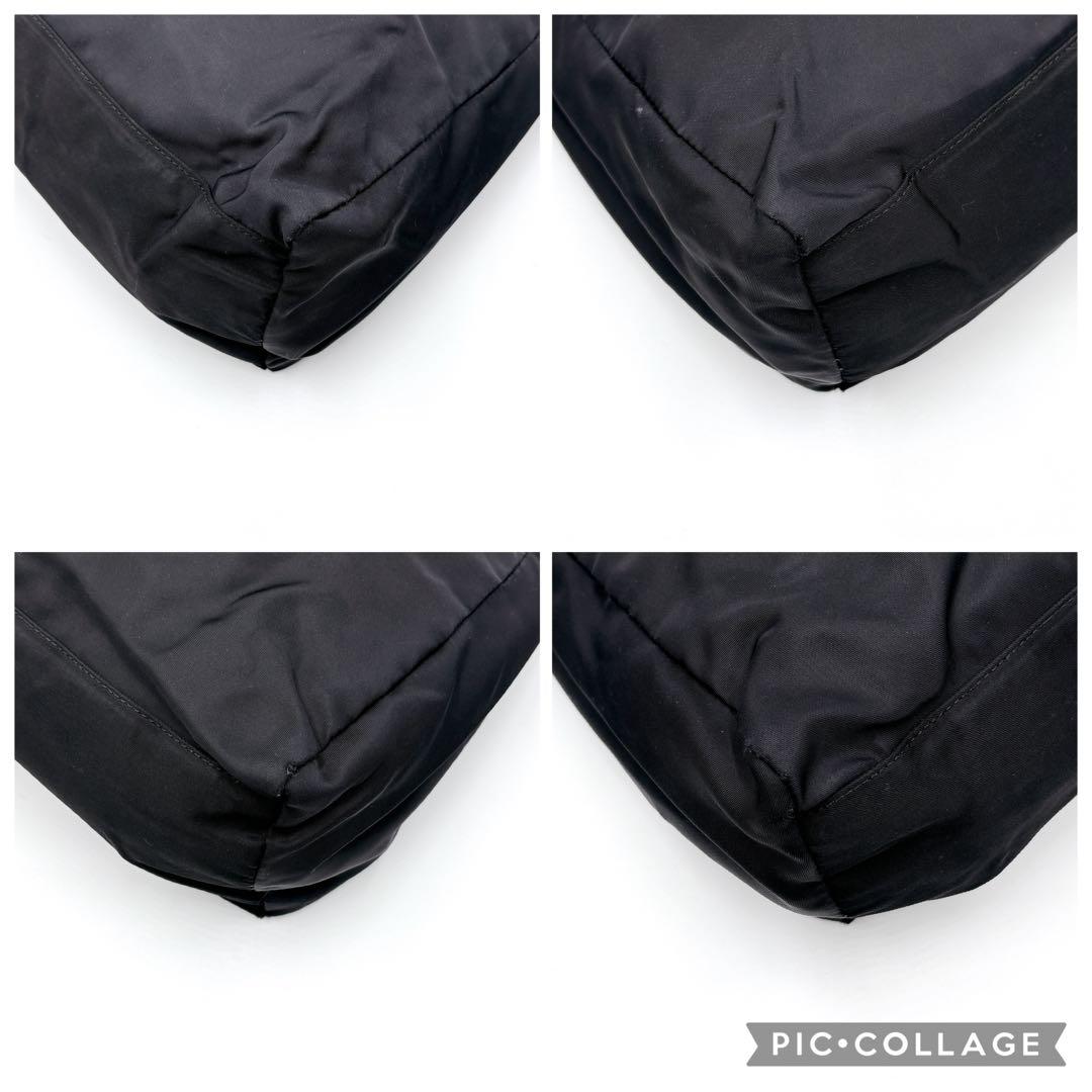 PRADA プラダ トートバッグ ハンドバッグ 三角ロゴ ナイロン ブラック